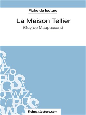 cover image of La maison Tellier